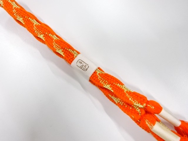JAPANESE KIMONO / UNUSED HAND-TIED OBIJIME